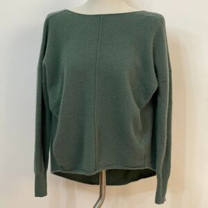 Monday Tuesday Wednesday Thursday... Anthropologie Sweater Medium Cashmere Green